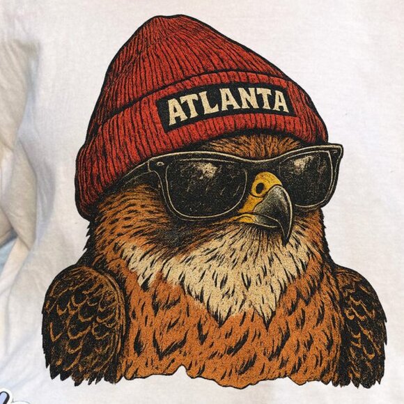 Atlanta Football Classic Feel Comfort Colors Tee 159 - Picture 2 of 5